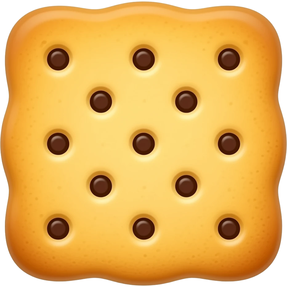 square  cookie emoji