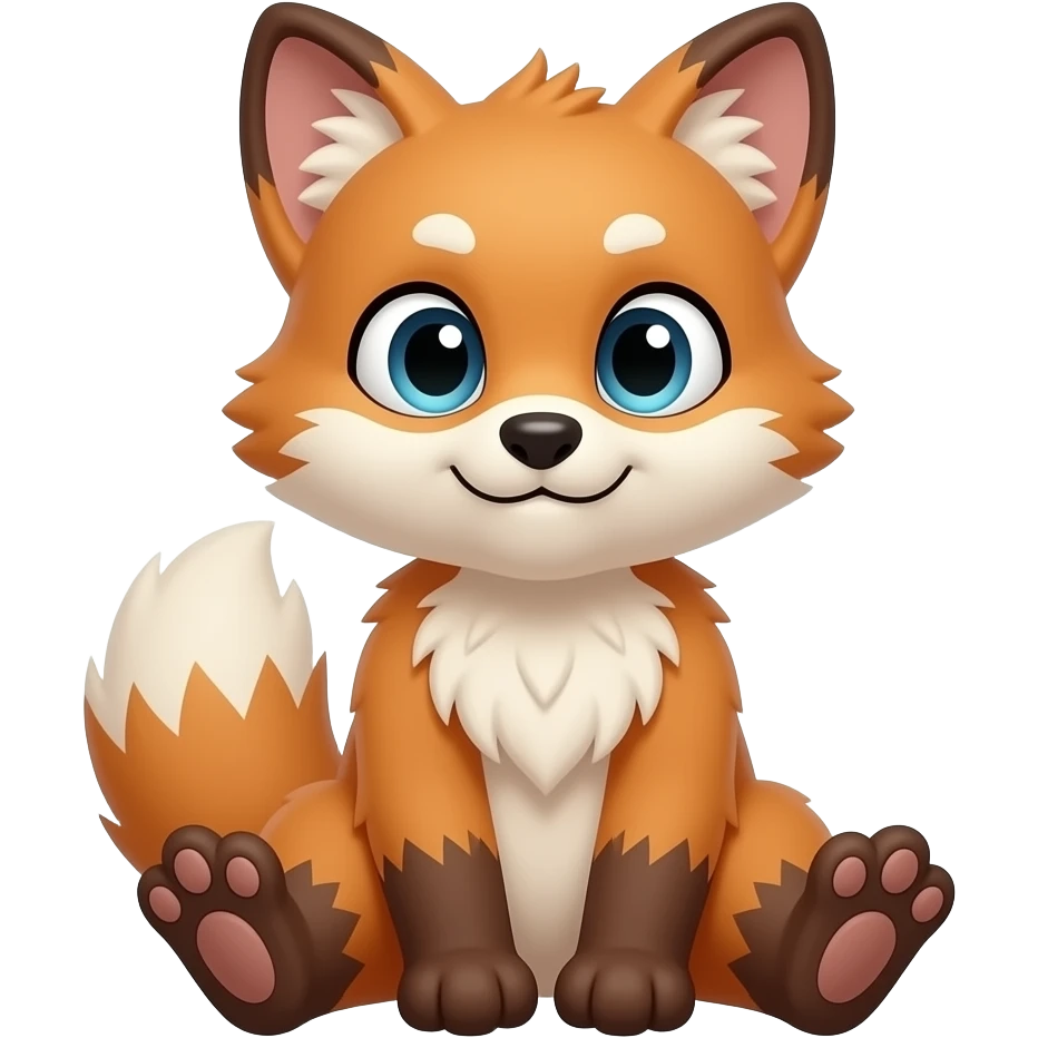 Furry sitting emoji