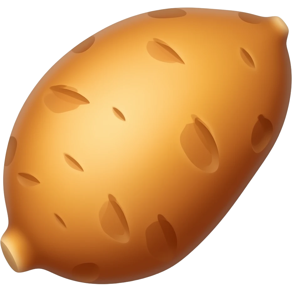 orange sweet potato emoji