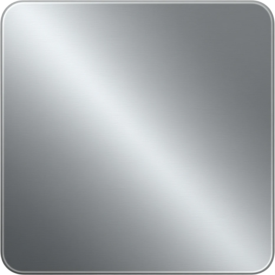 metal sheet very soft textures no hard edges and reflections, cartoon style emoji