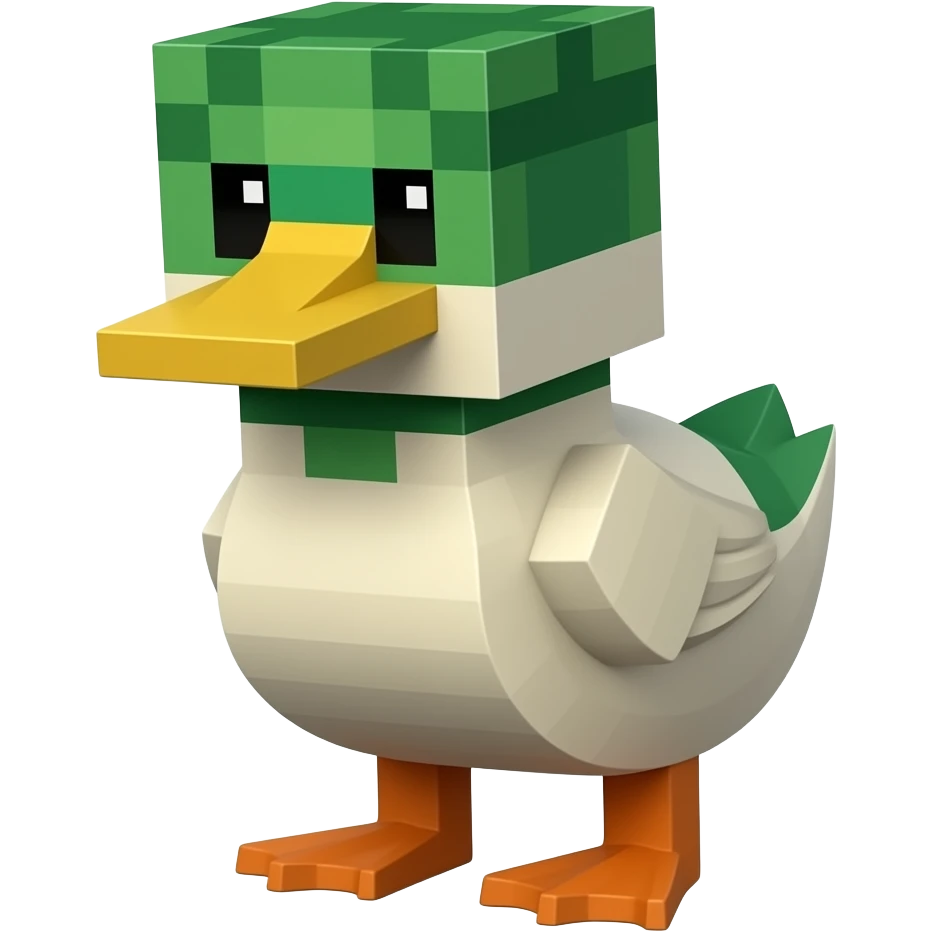 Emotka gęś w minecrafcie emoji