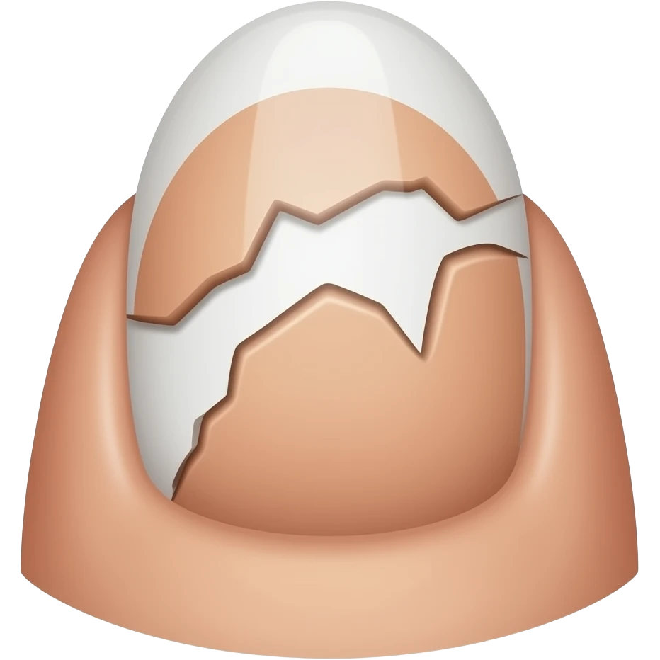 broken nail emoji