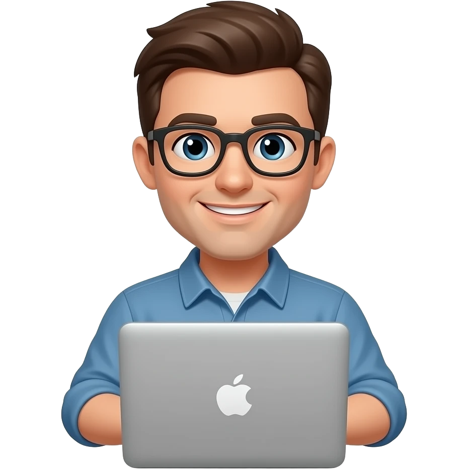 create me this man with macbook emoji