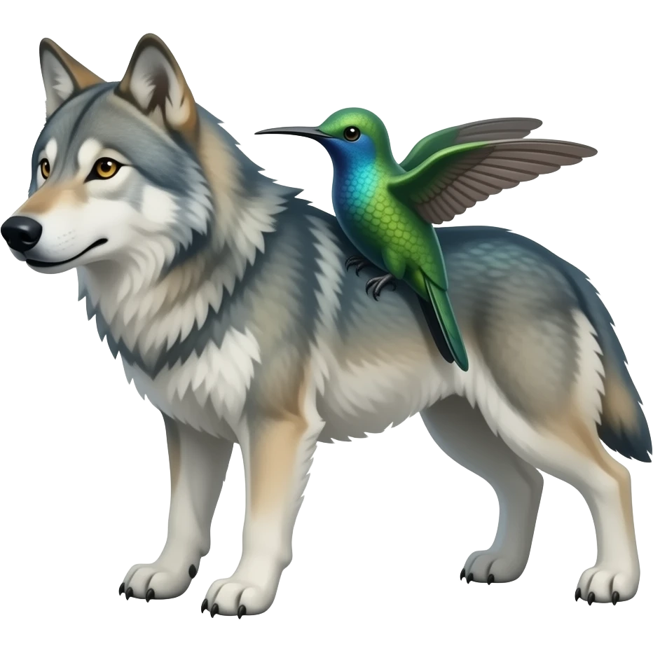 Colibri killing wolf emoji