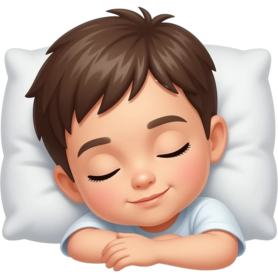 small boy sleeping emoji