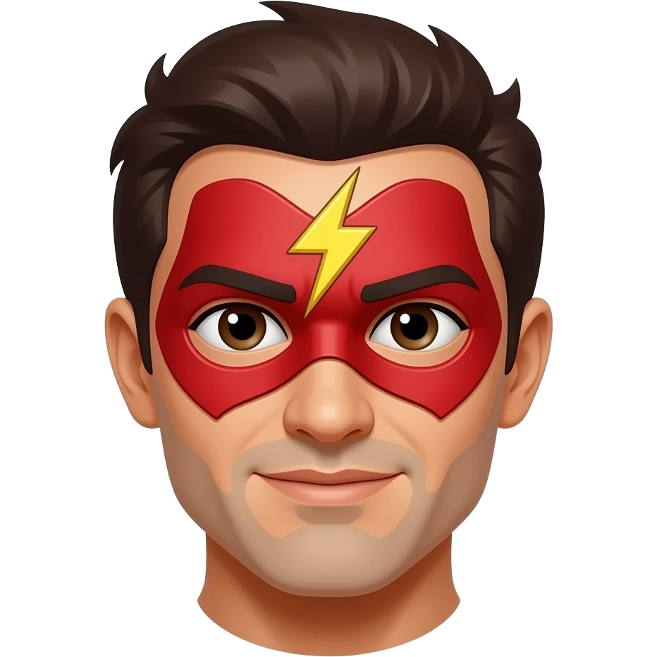 face with Krrish mask emoji