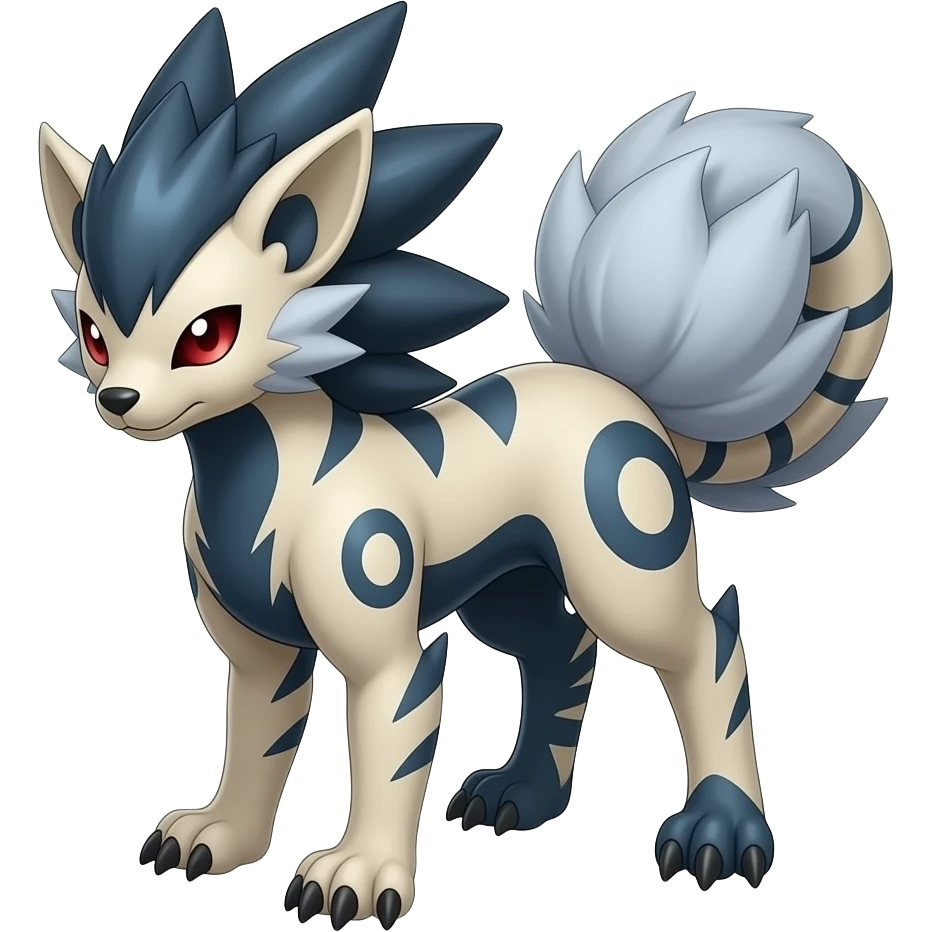 Luxray-Manectric-Kyurem-Darkrai-Genesect-Exveemon-animal-hybrid emoji