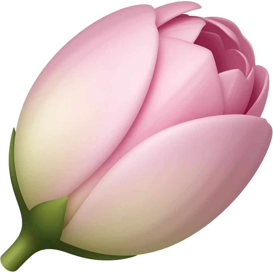 a flower bud emoji