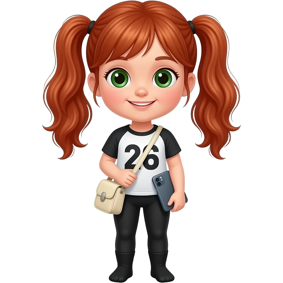 red hair or purple magenta shirt and no braids ginger greenish brown ...