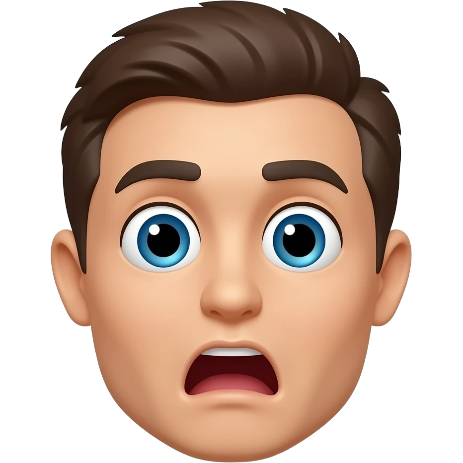 A far apart eye emoji emoji