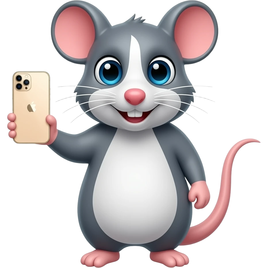 iphone rat pro max emoji