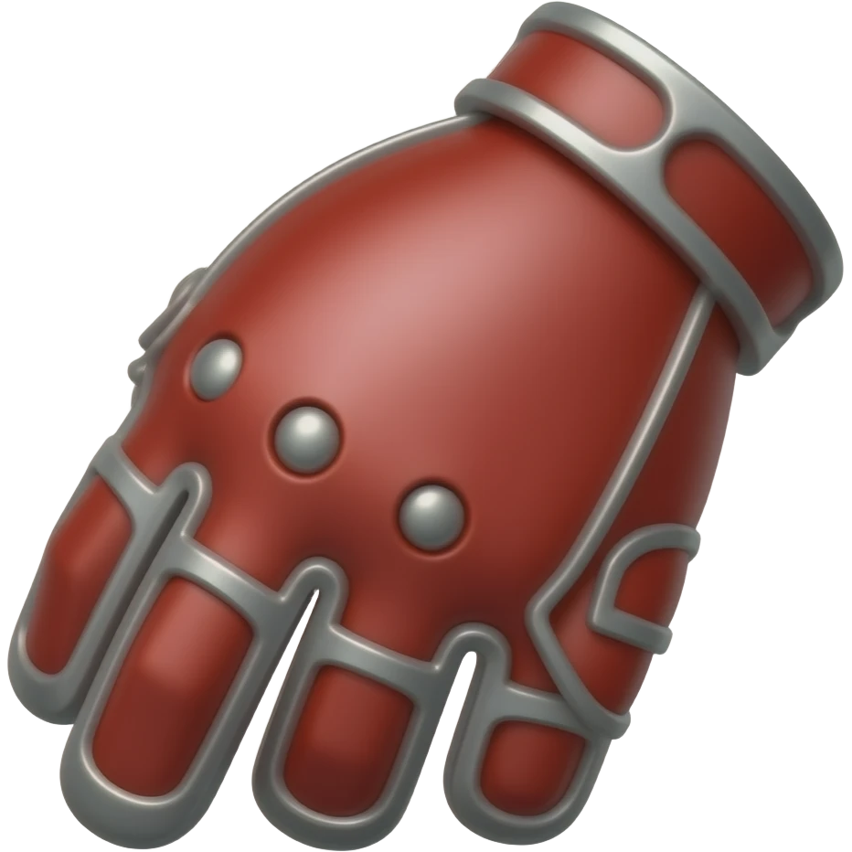 Red iron gauntlet emoji