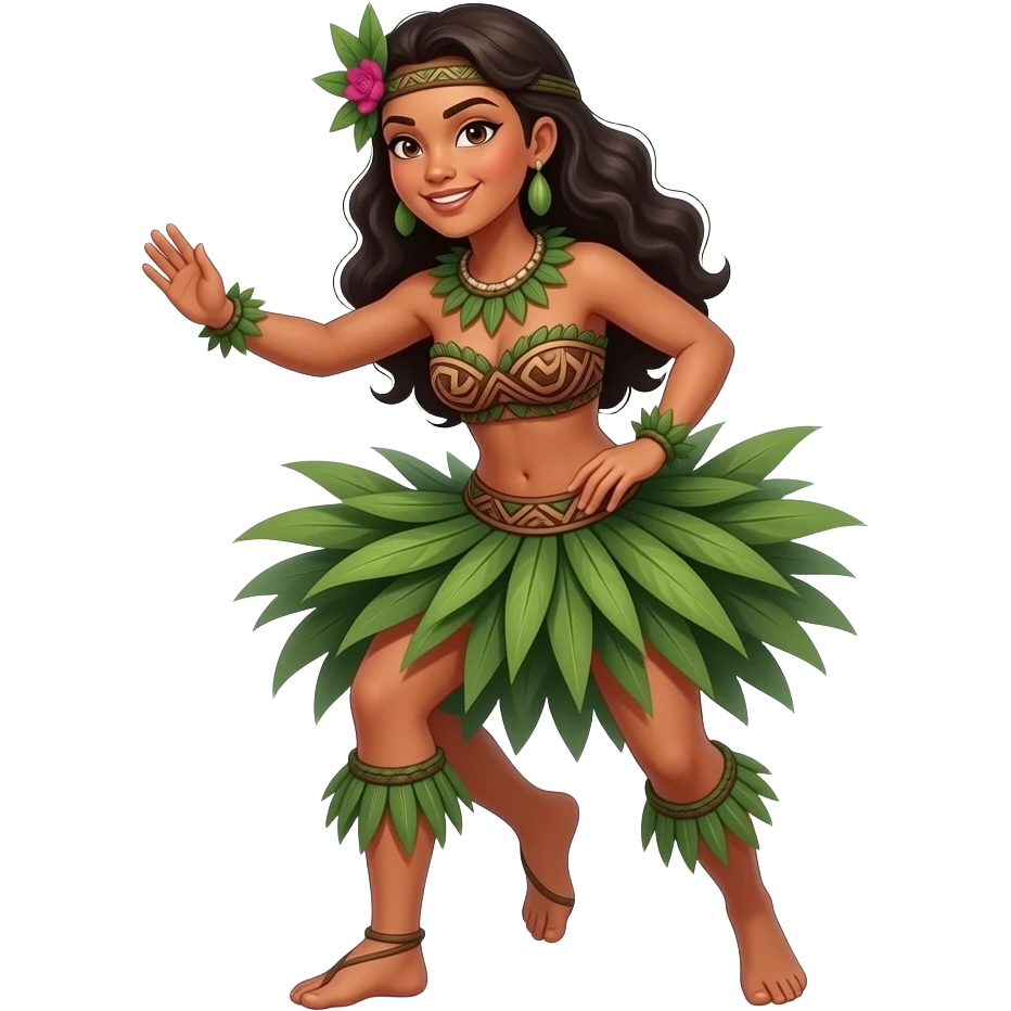 Danseuse qui danse un otea emoji