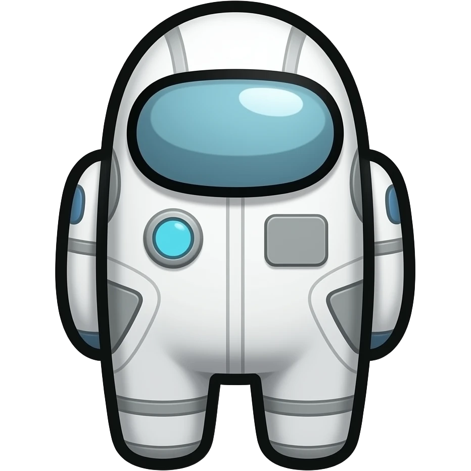 Un among us pero que sea igual pero sin cosas roboticas emoji
