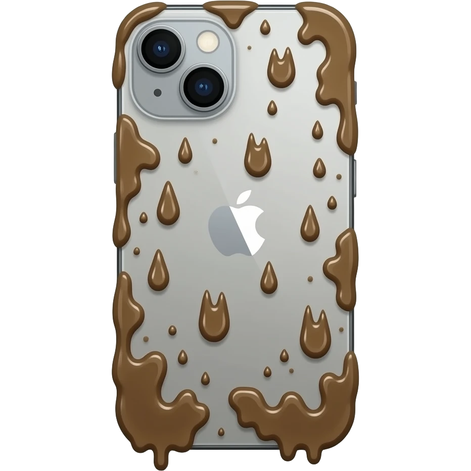 iphone 17 pro covered in shit emoji