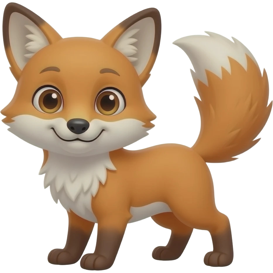 fox dabbing emoji