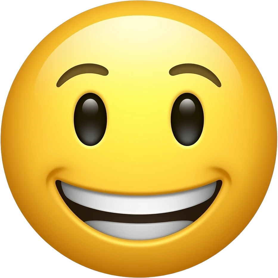 Create high-quality glossy emojis with a vibrant modern style.Make the emojis look premium, shiny, and eye-catching with bright highlights, smooth gradients, soft reflections, and glowing details. tos emoji emoji