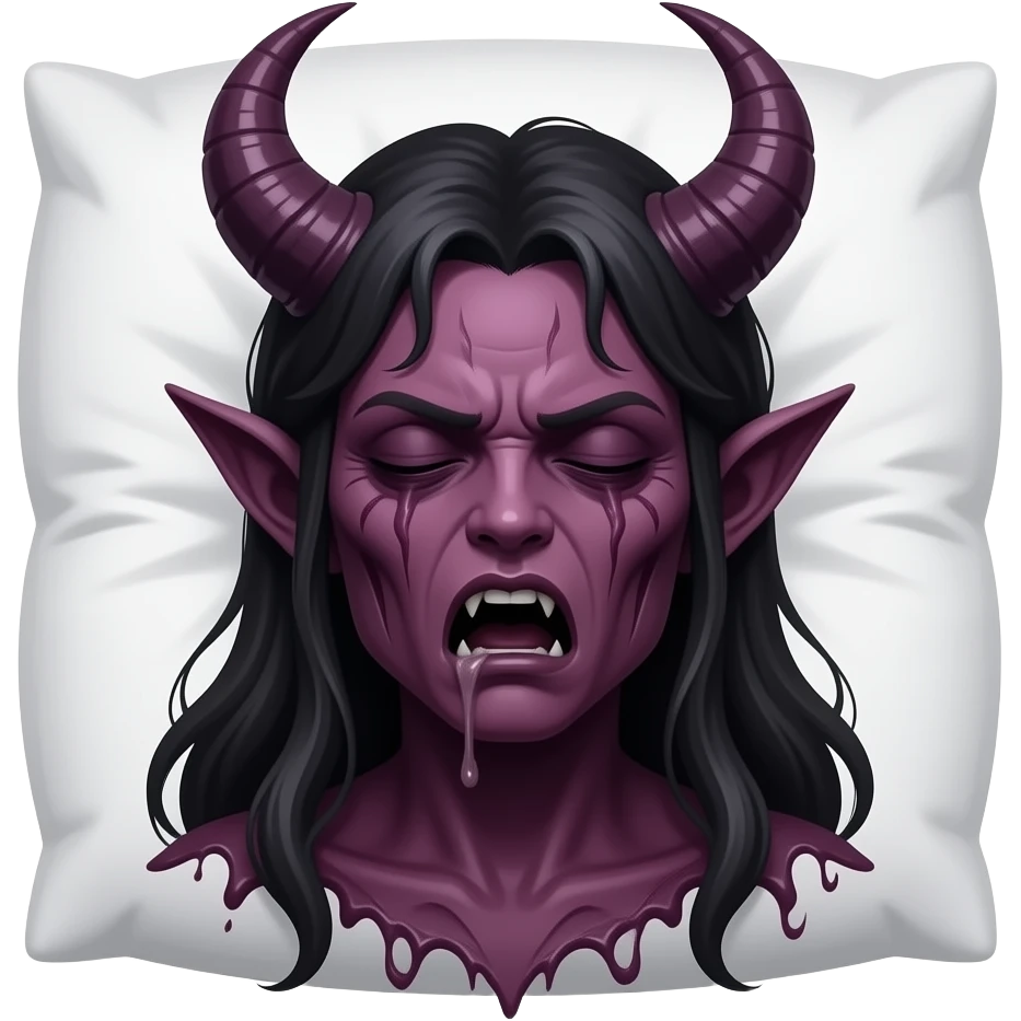 8. Sleep Paralysis Demon    Dark chaotic whispering energy. emoji