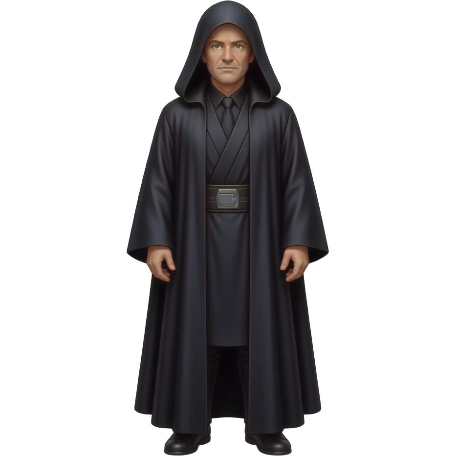 Full Length body Realistic Darth Sidious emoji
