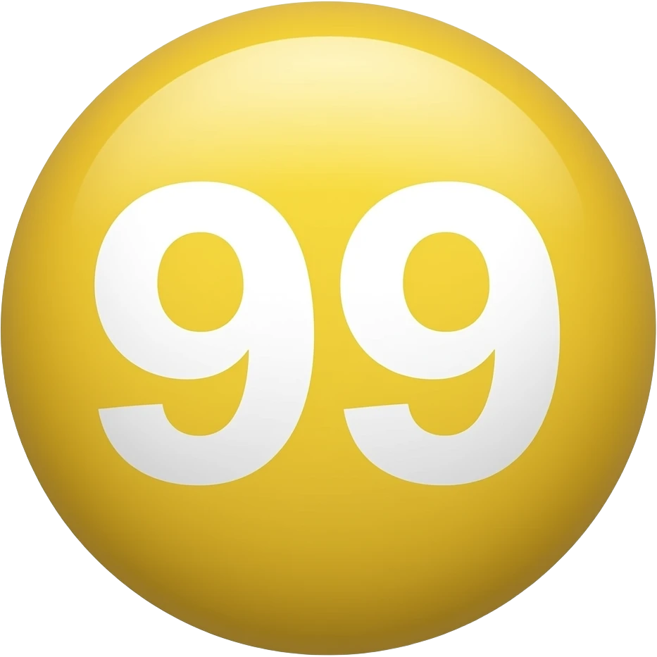 i told you 93 in yellow base circle not 99 emoji