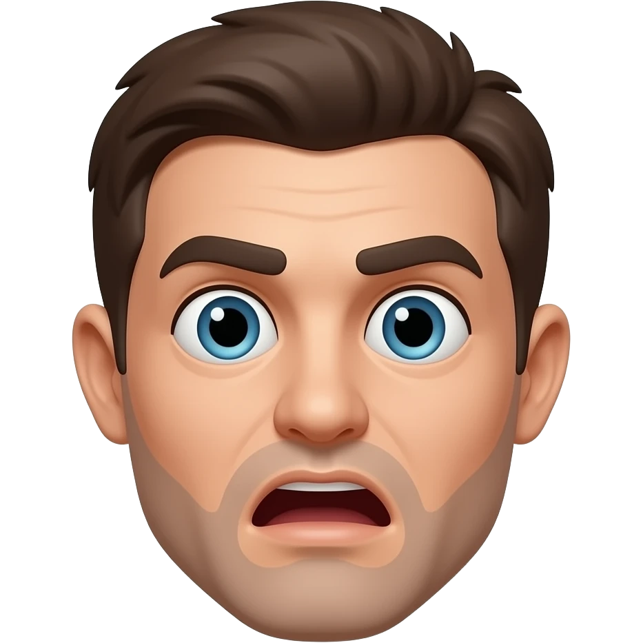 Shocked face emoji