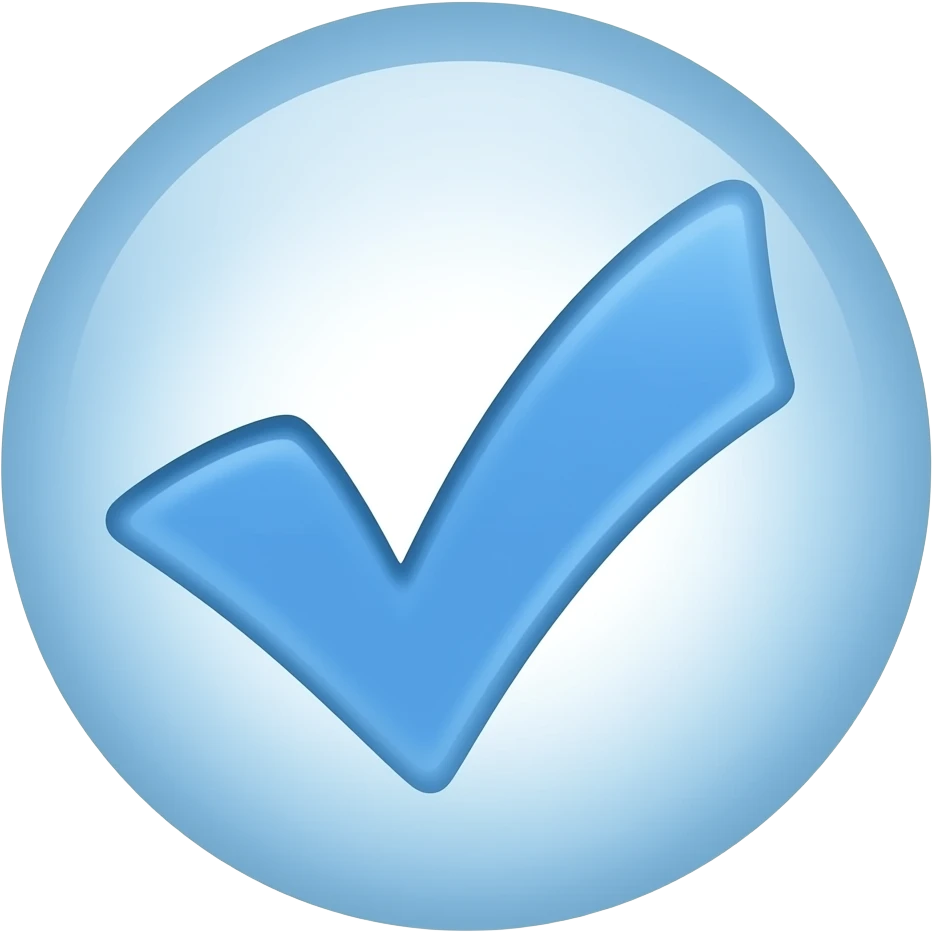 Instagram verified Blue tick emoji
