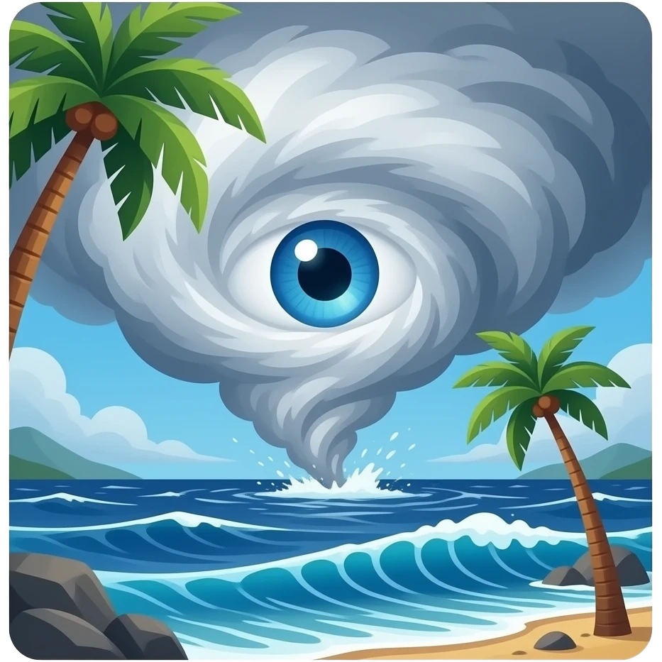 Cyclone emoji