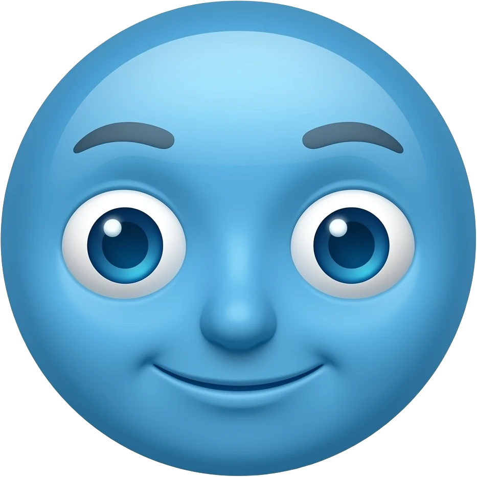 Blue emoji emoji