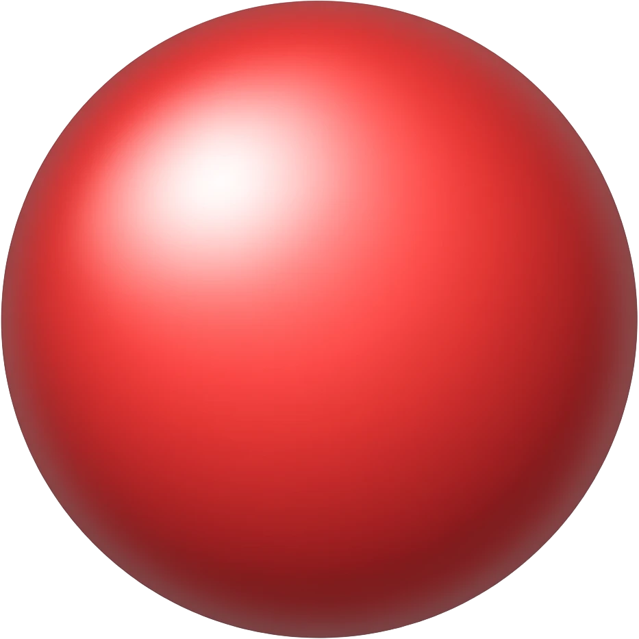 red ball emoji