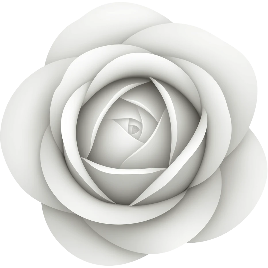 ایموجی رز سفید emoji