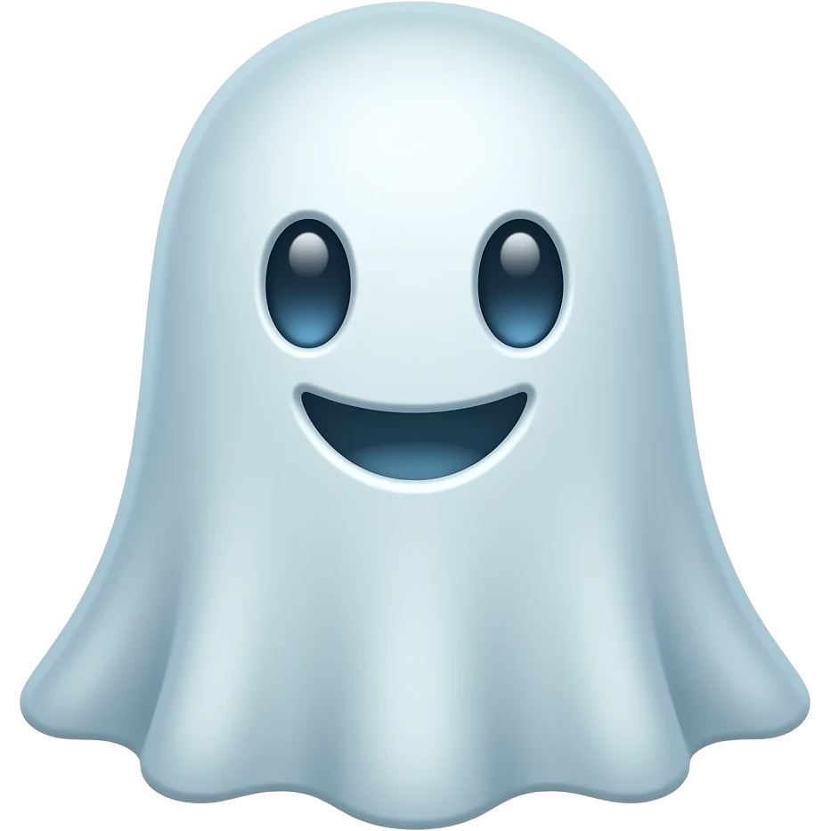 Friendly Ghost emoji