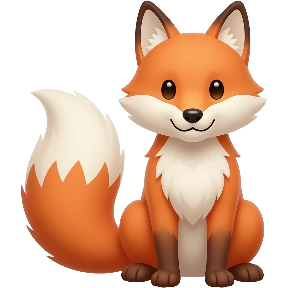 emoji queue de renard, que la queue emoji