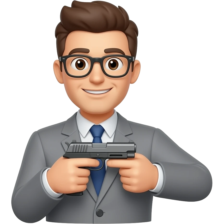I’d like a emoji guy pointing a gun at himself emoji