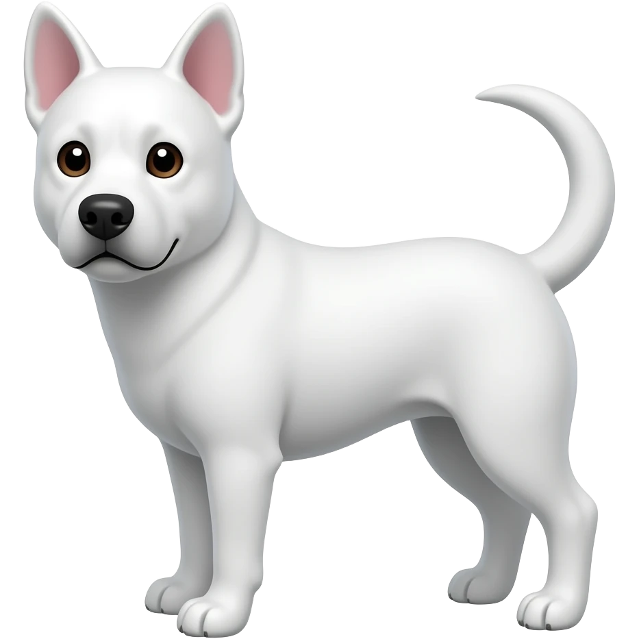 White dog emoji