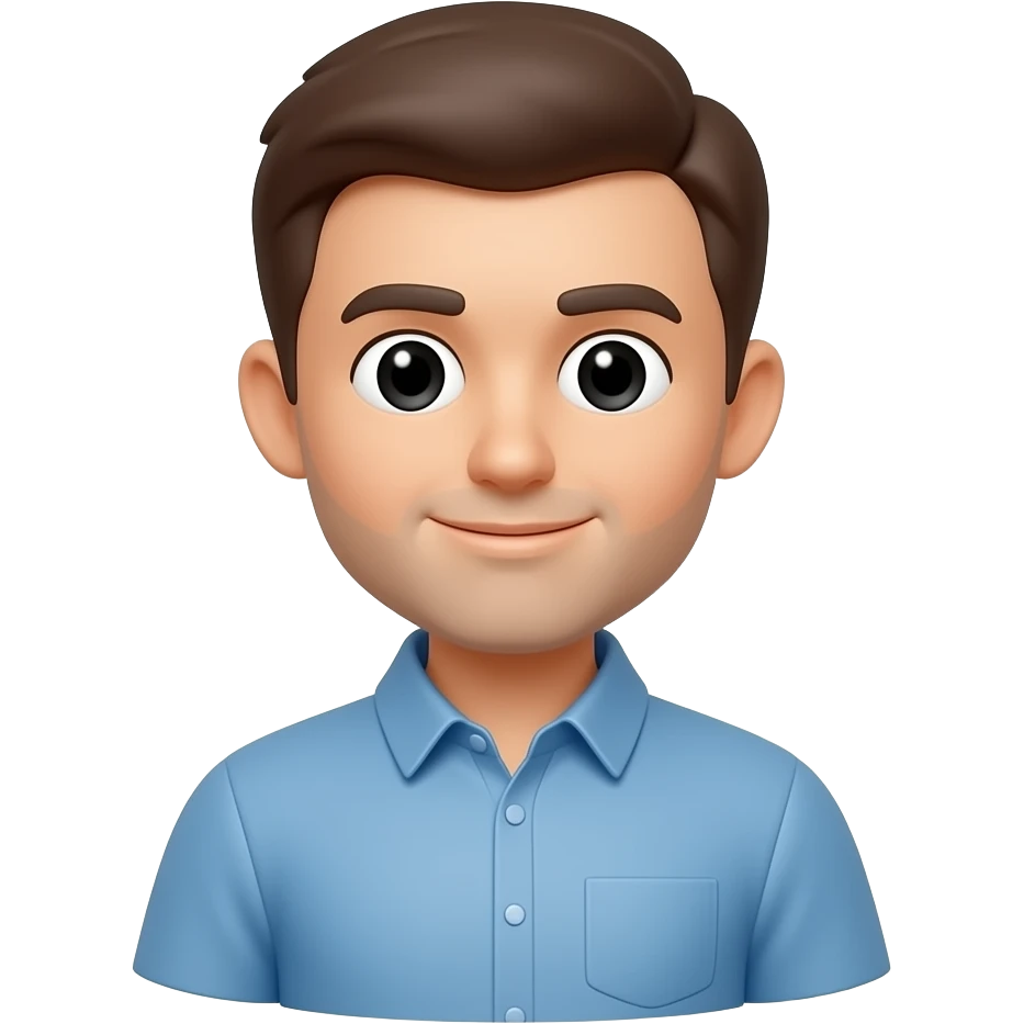 👨‍💻with apple style memoji male emoji