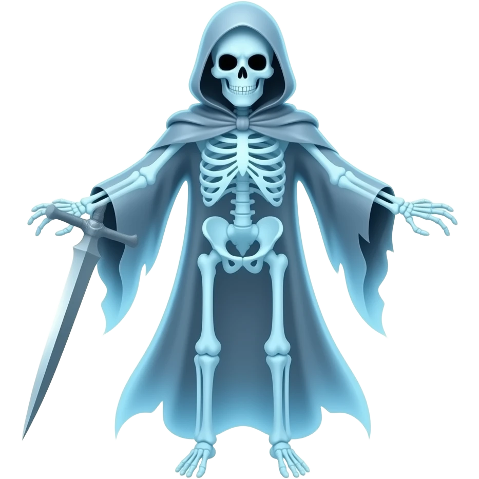 a dementor like spirit, like a blue reaper, but no skeletons emoji