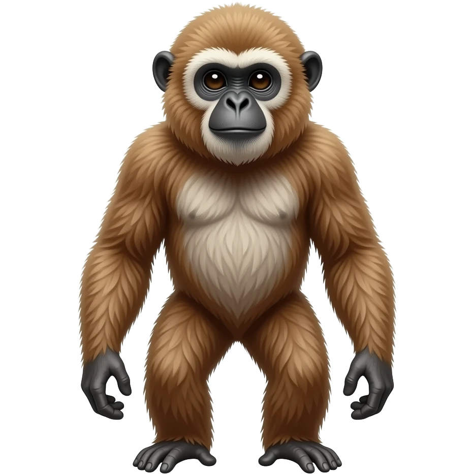 gibbon emoji realistic emoji