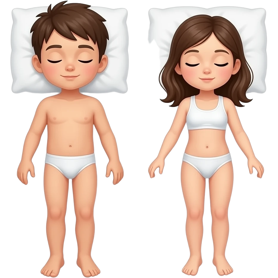 Boy and girl sleeping nude pic emoji