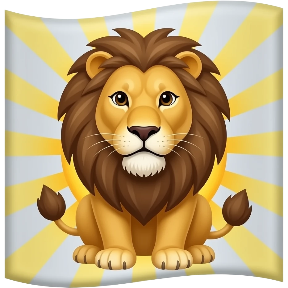 پرچم شیر خورشید emoji