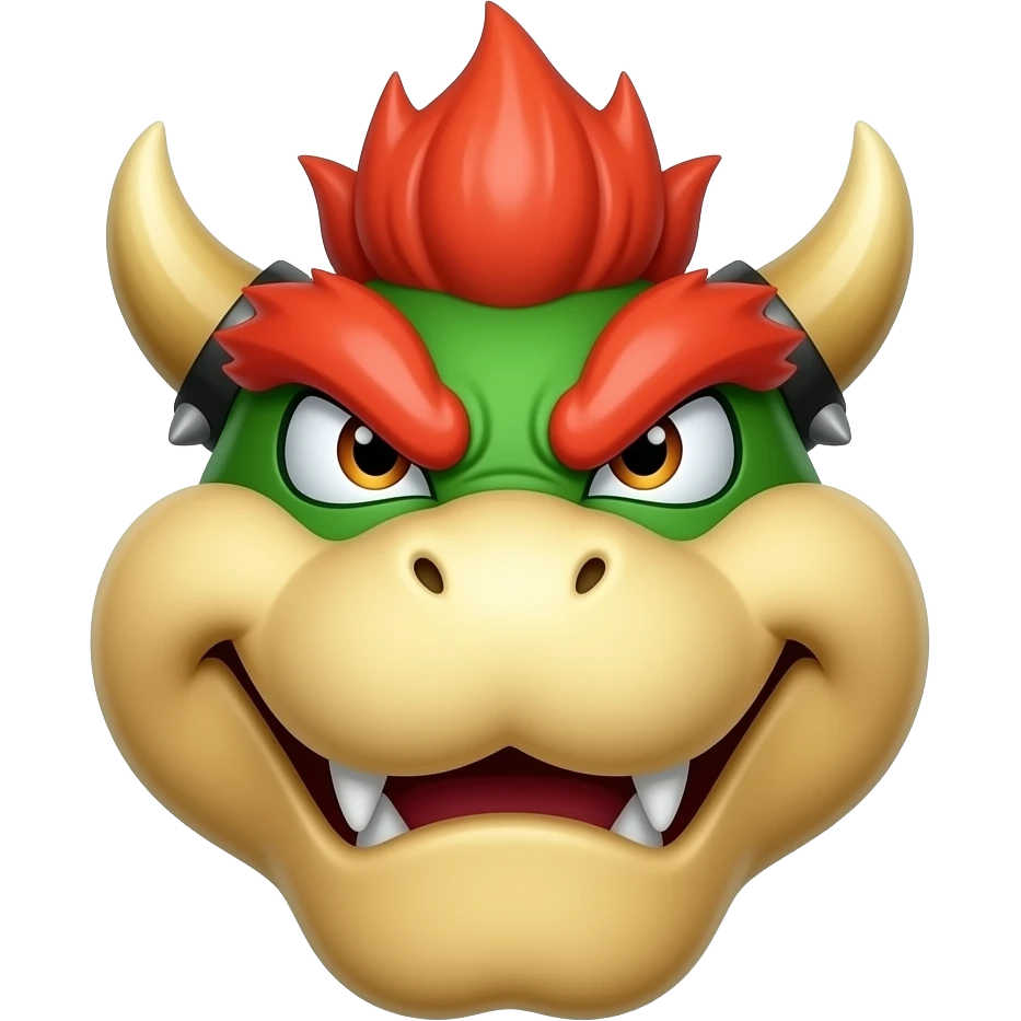 BOWSER FACE DANGROUS emoji