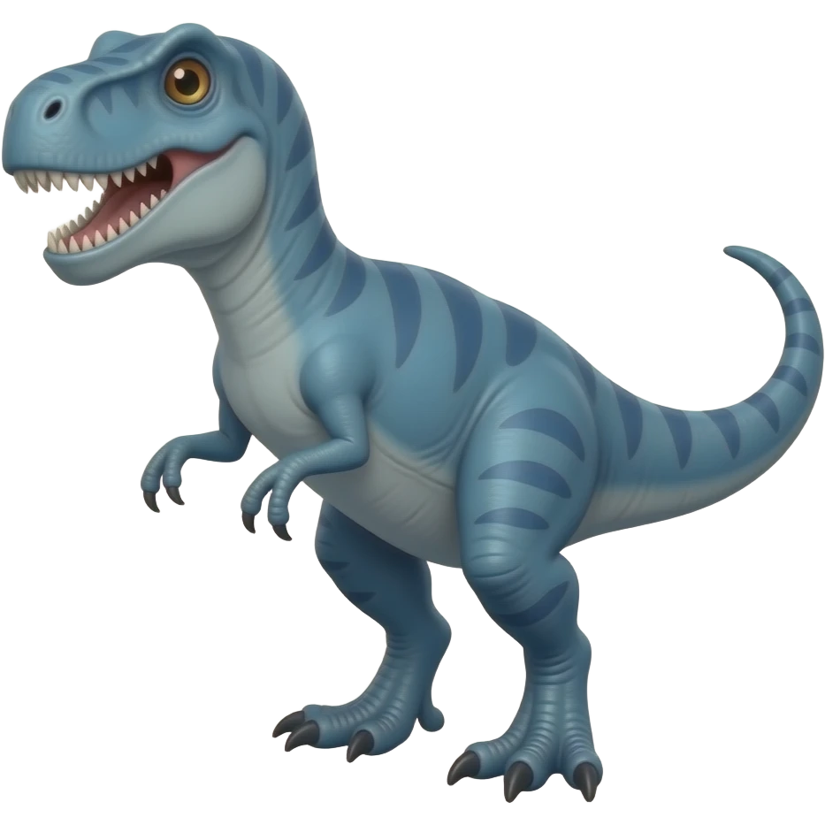 Blue the velociraptor emoji