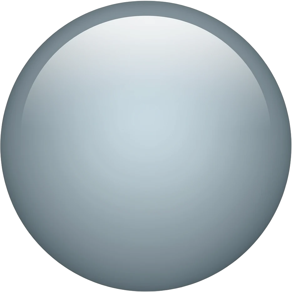 Gray Circle emoji