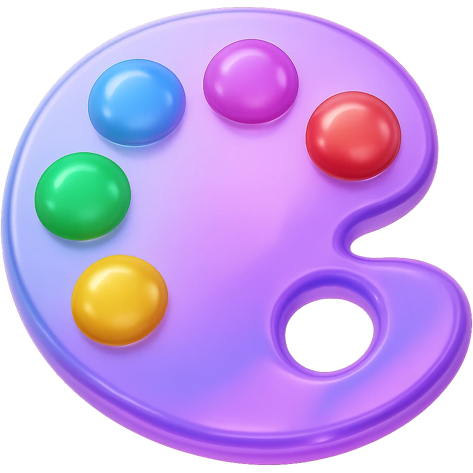 {
  "title": "3D Skeuomorphic Emoji Icon Schema",
  "type": "object",
  "properties": {
    "object": {
      "type": "string",
      "description": "Name of the object to be represented (e.g., 'money bag', 'camera', 'pizza')."
    },
    "style": {
      "type": "string",
      "enum": ["3D skeuomorphic emoji"],
      "description": "Visual style to be used for rendering."
    },
    "materials": {
      "type": "object",
      "properties": {
        "base": {
          "type": "string",
          "description": "Primary material texture, e.g., 'smooth cloth', 'metallic', 'plastic'."
        },
        "details": {
          "type": "array",
          "items": { "type": "string" },
          "description": "Secondary materials or embellishments (e.g., rope, buttons, stitching)."
        }
      }
    },
    "colors": {
      "type": "object",
      "properties": {
        "baseColor": {
          "type": "string",
          "description": "Main color of the object (e.g., '#F5DEB3' for a beige sack)."
        },
        "accentColors": {
          "type": "array",
          "items": { "type": "string" },
          "description": "Accent or highlight colors (e.g., yellow for dollar sign)."
        }
      }
    },
    "lighting": {
      "type": "object",
      "properties": {
        "type": {
          "type": "string",
          "enum": ["soft", "ambient", "studio"],
          "description": "Lighting type used to shade and define volume."
        },
        "shadows": {
          "type": "boolean",
          "description": "Indicates if soft drop shadows are used."
        }
      }
    },
    "geometry": {
      "type": "object",
      "properties": {
        "dimensionality": {
          "type": "string",
          "enum": ["3D"],
          "description": "Indicates that object is rendered in 3D."
        },
        "roundedEdges": {
          "type": "boolean",
          "description": "Indicates if object has smooth, rounded edges."
        }
      }
    },
    "expression": {
      "type": "string",
      "enum": ["playful", "realistic", "friendly"],
      "description": "Overall emotional tone of the icon."
    },
    "background": {
      "type": "string",
      "enum": ["transparent", "white", "gradient"],
      "description": "Background type for the rendered emoji."
    }
  },
  "required": ["object", "style", "materials", "colors", "lighting", "geometry", "expression", "background"]
}

palette emoji