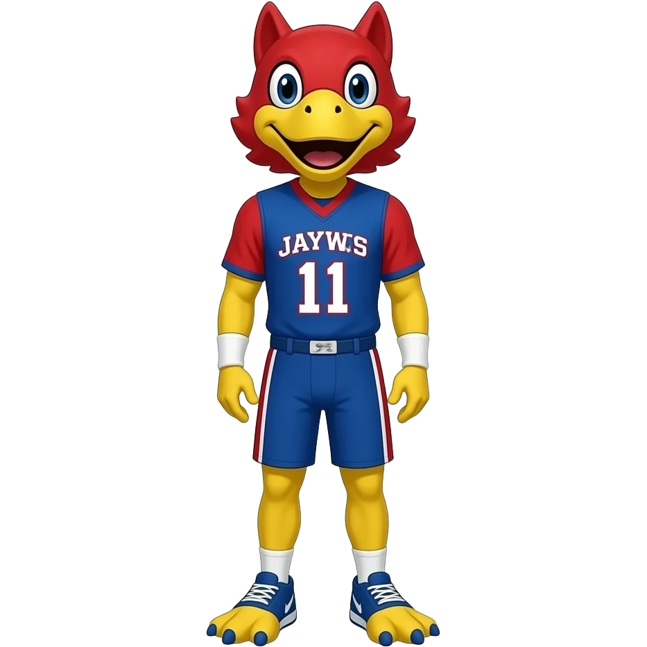 Leggy Jayhawk emoji