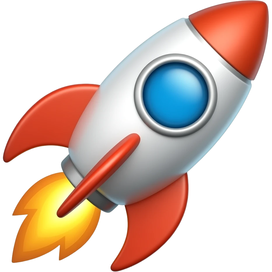 Rocket emoji
