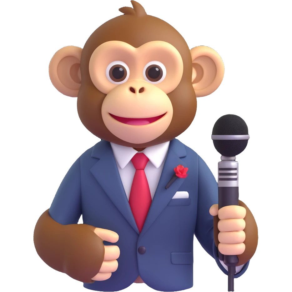 interview monkey emoji