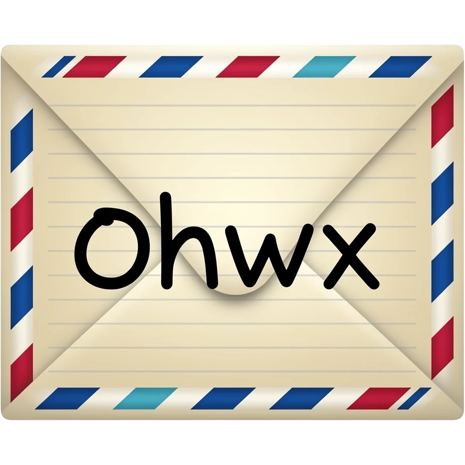 A letter emoji
