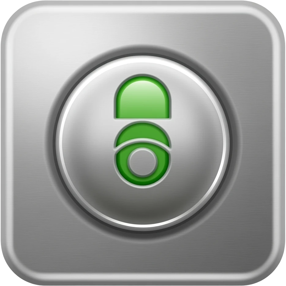 Light switch with the on logo emoji