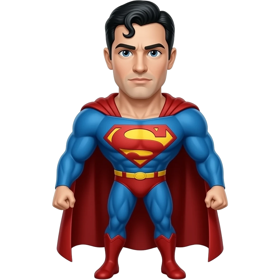 Naked Superman shower full body emoji
