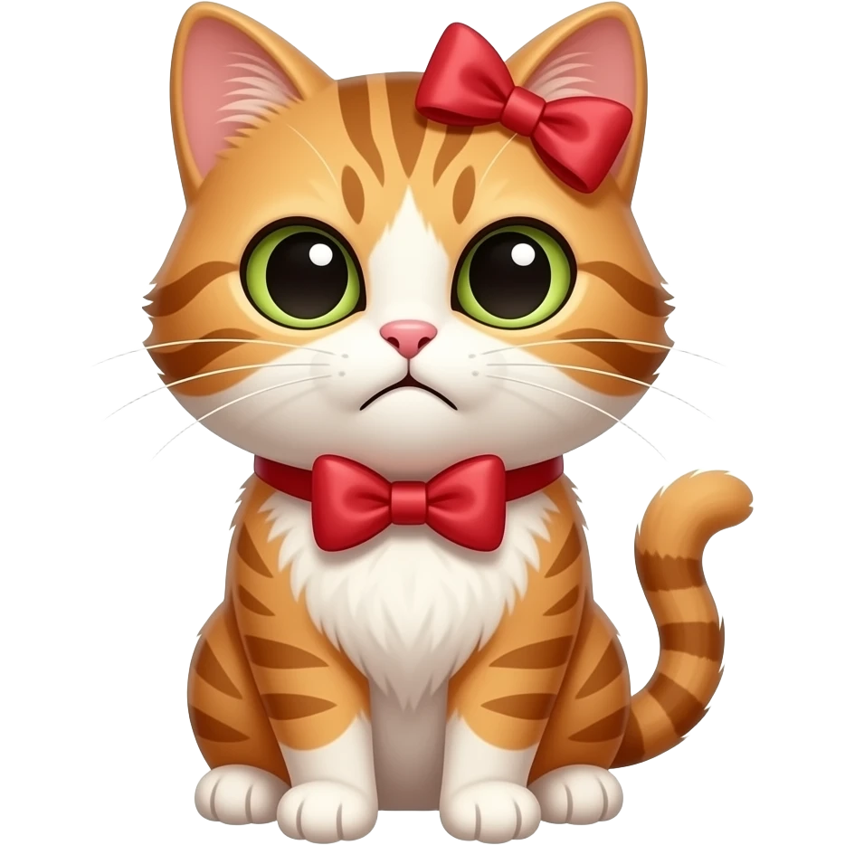 😾 bow emoji